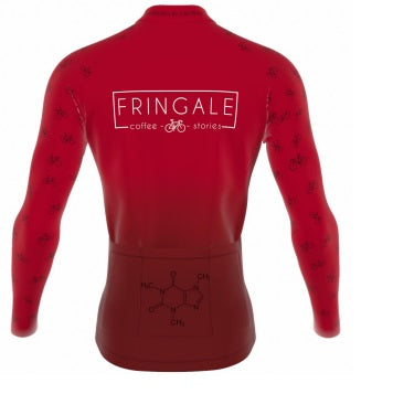 Fringale Long Jersey Tempest Red , Blue & Black